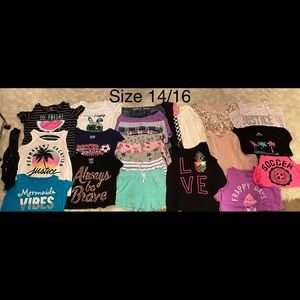 Girls Spring/Summer Clothing Bundle Size 14/16